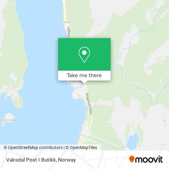 Vaksdal Post I Butikk map