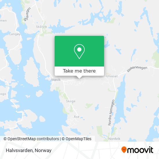 Halvsvarden map