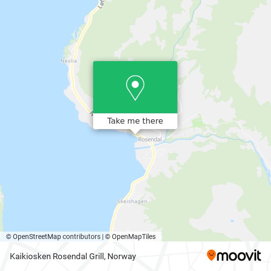 Kaikiosken Rosendal Grill map