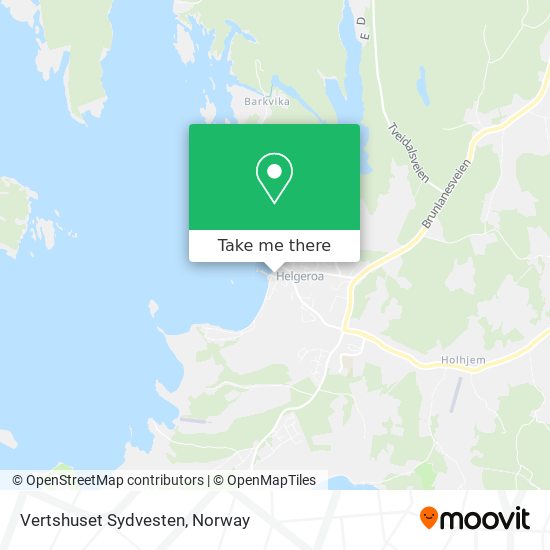 Vertshuset Sydvesten map