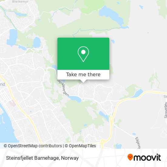 Steinsfjellet Barnehage map