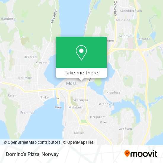 Domino's Pizza map