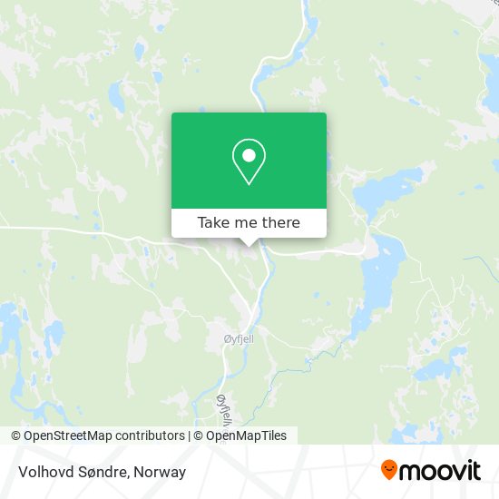 Volhovd Søndre map