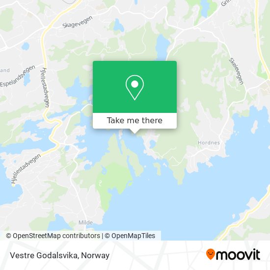 Vestre Godalsvika map