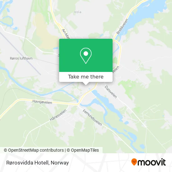 Rørosvidda Hotell map