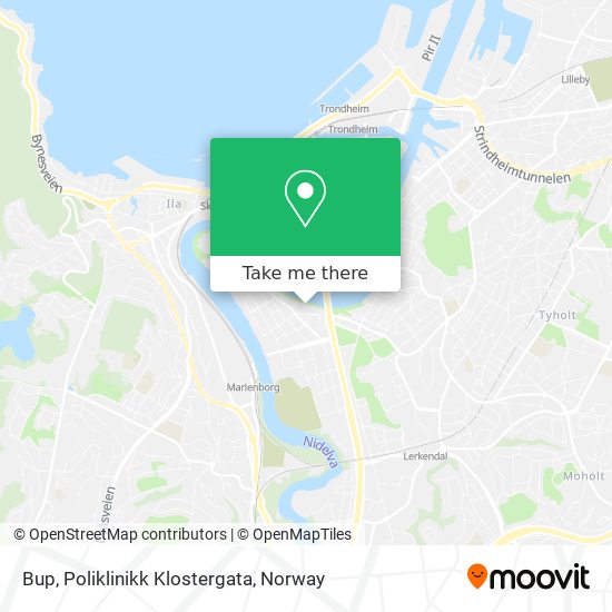 Bup, Poliklinikk Klostergata map