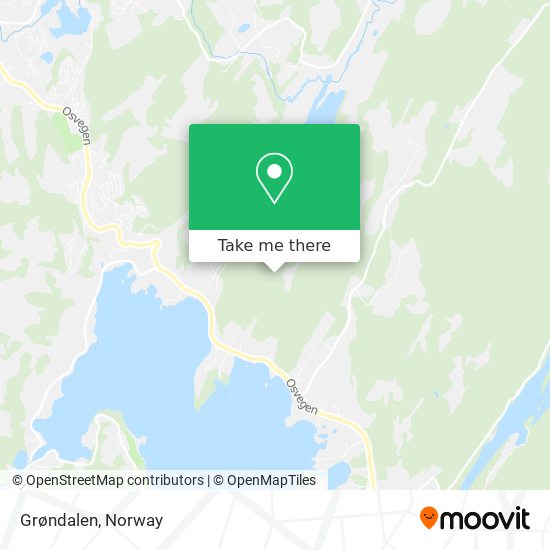 Grøndalen map