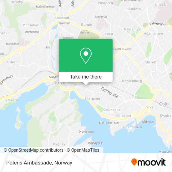 Polens Ambassade map