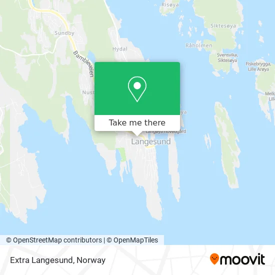 Extra Langesund map