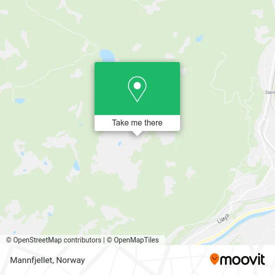 Mannfjellet map