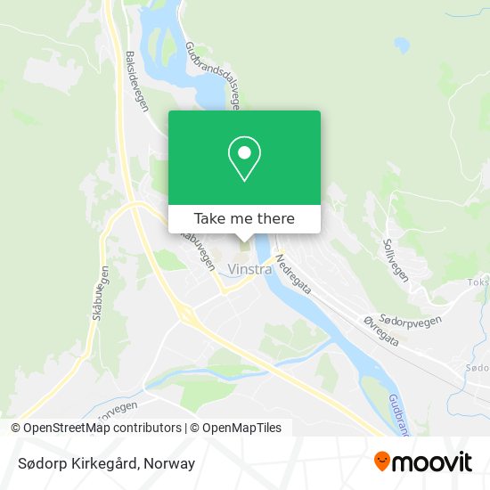 Sødorp Kirkegård map