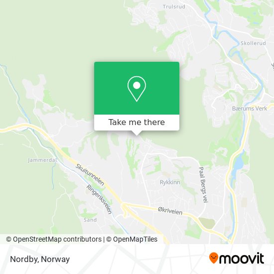 Nordby map