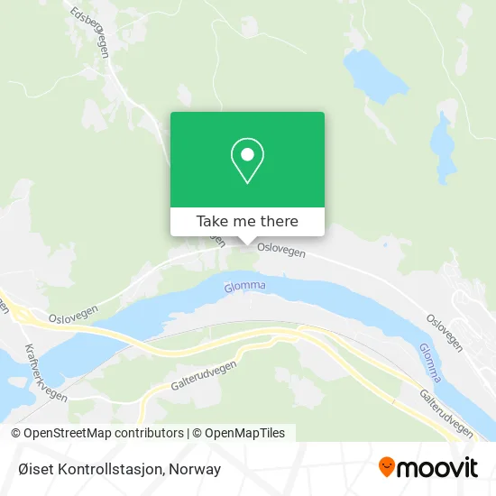 Øiset Kontrollstasjon map