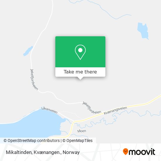 Mikaltinden, Kvænangen. map