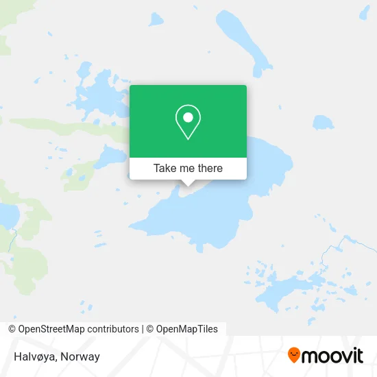 Halvøya map