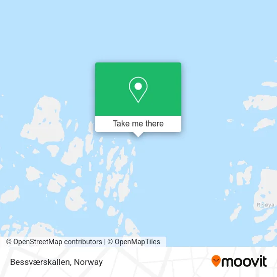 Bessværskallen map
