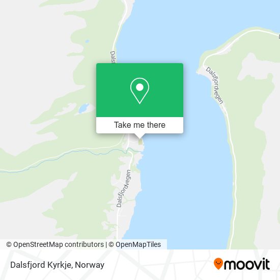 Dalsfjord Kyrkje map