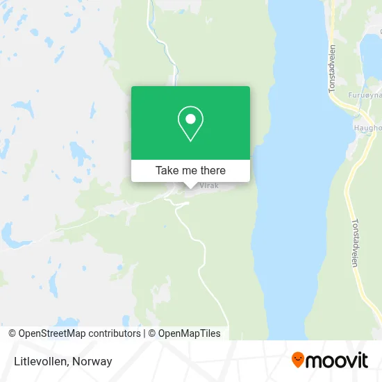 Litlevollen map