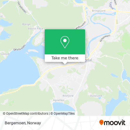 Bergemoen map