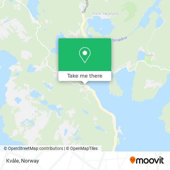 Kvåle map