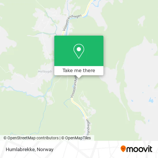 Humlabrekke map