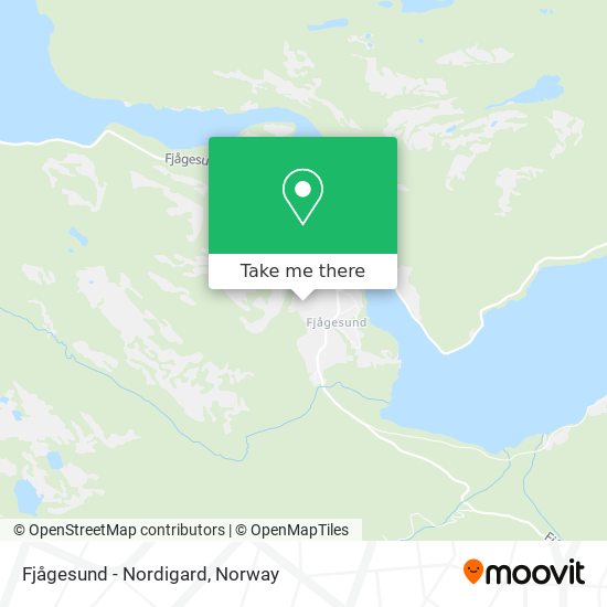 Fjågesund - Nordigard map