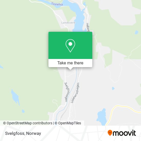 Svelgfoss map