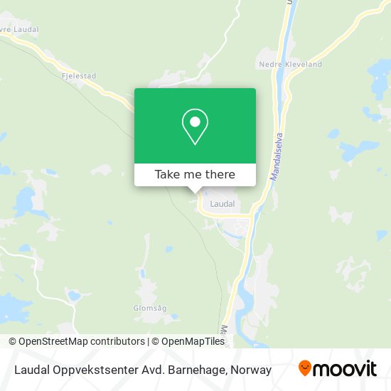 Laudal Oppvekstsenter Avd. Barnehage map