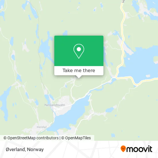 Øverland map