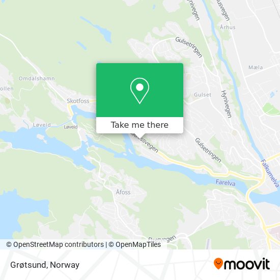 Grøtsund map