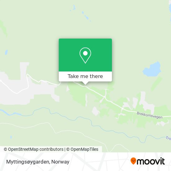 Myttingsøygarden map