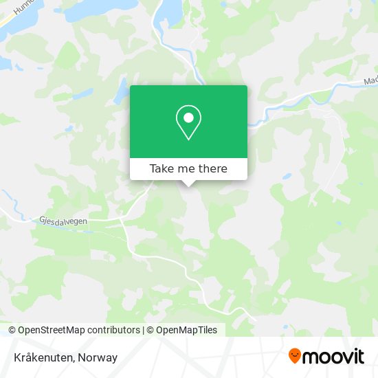 Kråkenuten map