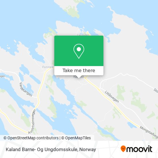 Kaland Barne- Og Ungdomsskule map