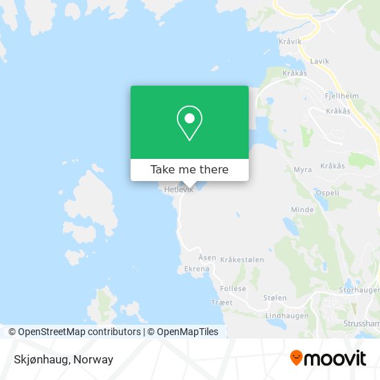 Skjønhaug map