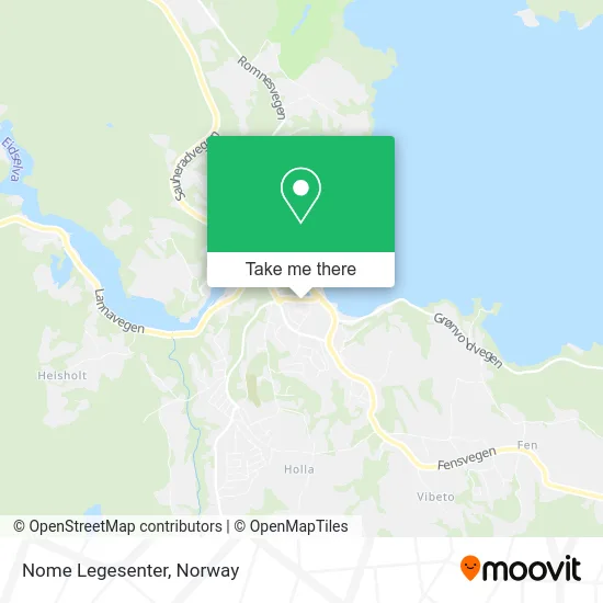 Nome Legesenter map