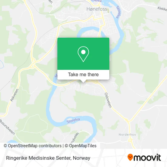 Ringerike Medisinske Senter map