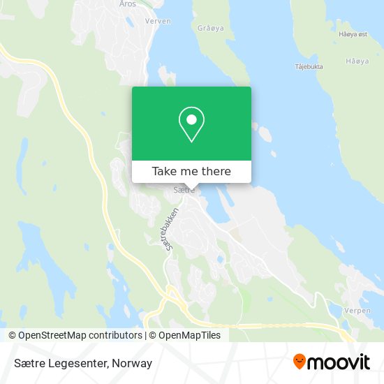 Sætre Legesenter map