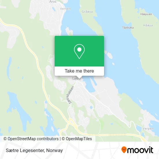Sætre Legesenter map