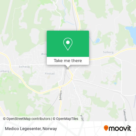 Medico Legesenter map