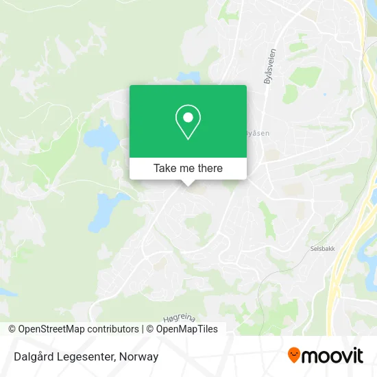 Dalgård Legesenter map