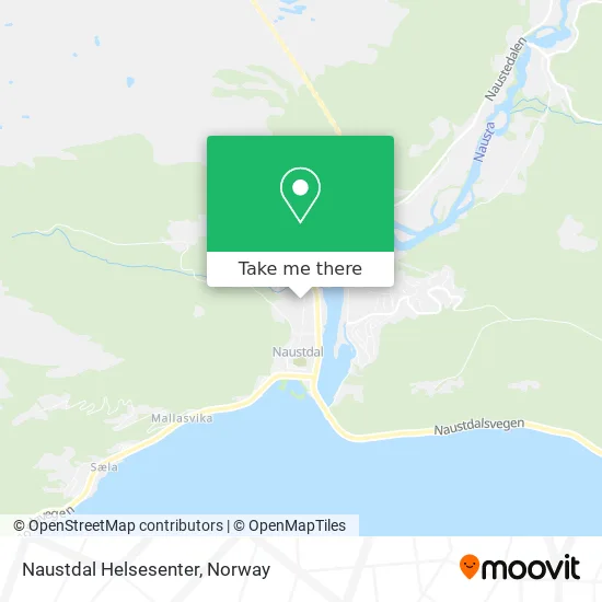 Naustdal Helsesenter map