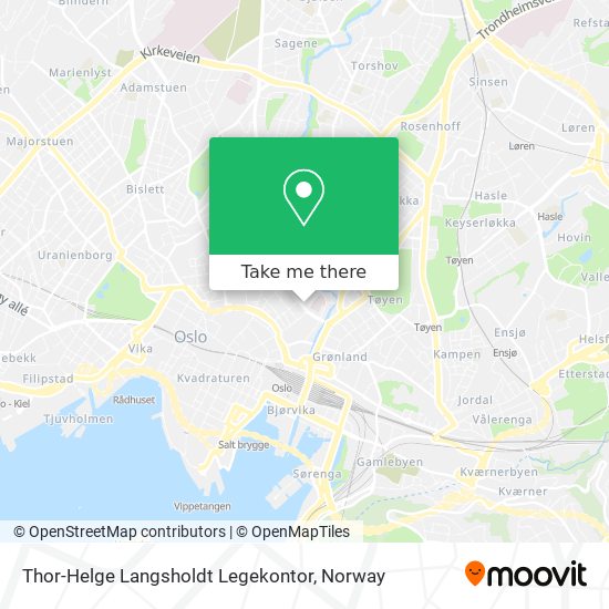 Thor-Helge Langsholdt Legekontor map