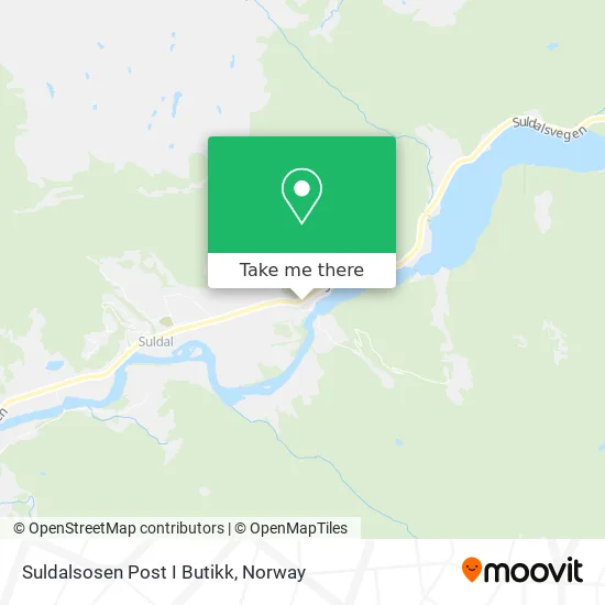 Suldalsosen Post I Butikk map