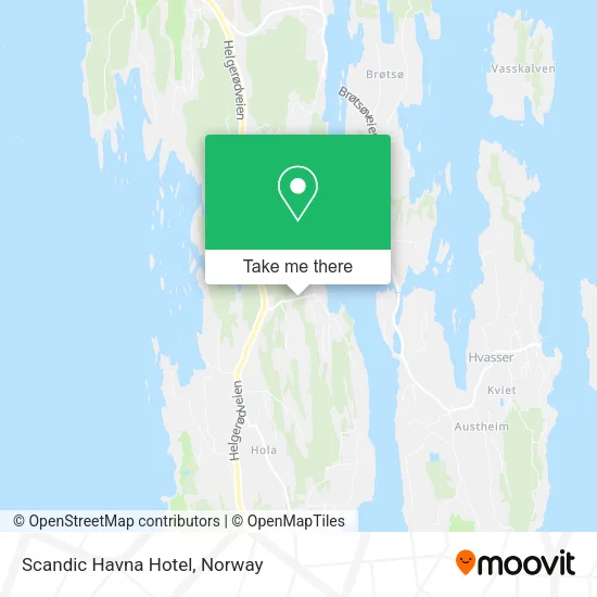 Scandic Havna Hotel map