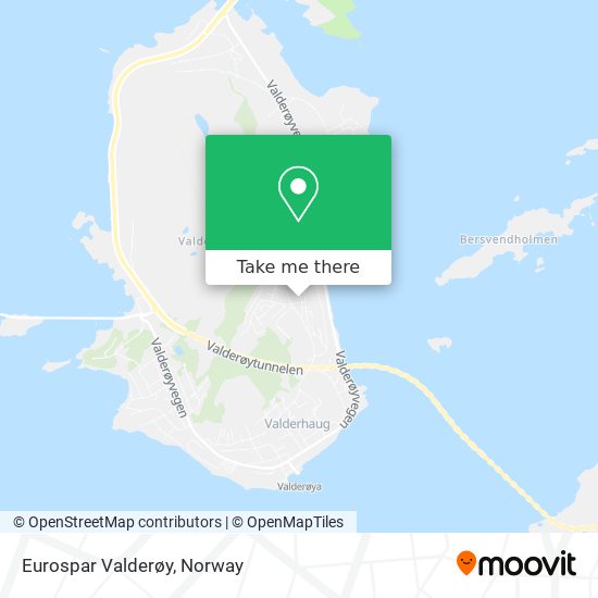 Eurospar Valderøy map