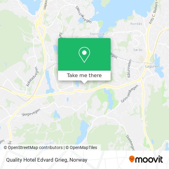 Quality Hotel Edvard Grieg map