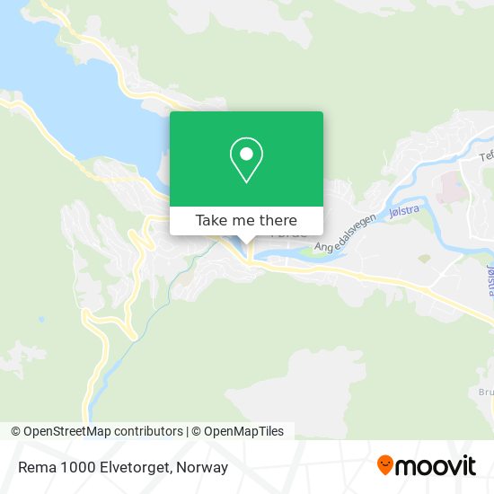 Rema 1000 Elvetorget map