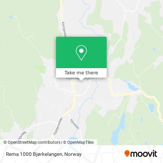 Rema 1000 Bjørkelangen map