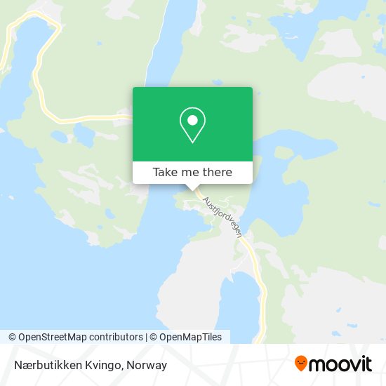 Nærbutikken Kvingo map