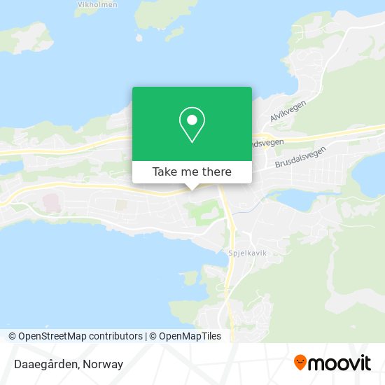 Daaegården map